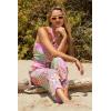Lucky Brand Women’s Seville Crop Jumpsuit, Crochet Trim, Casual, Beach Cover Ups(Multicolor)