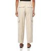 Lucky Brand Women’s Straight Leg Slub Cargo Pant(Tofu)