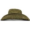 Lucky Brand Womens Straw Cowboy Hat | Western | Woven | Wide Brim | Adjustable | Breathable | Straw | Sun Protection(Woven Straw – Olive)