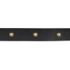 Lucky Brand Women’s Studded Leather Belt | Stylish | Classic | Modern | Jeans | Pants | Skirt | Dress(Domed Studded – Black)