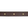 Lucky Brand Women’s Studded Leather Belt | Stylish | Classic | Modern | Jeans | Pants | Skirt | Dress(Domed Studded – Brown)