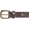 Lucky Brand Women’s Studded Leather Belt | Stylish | Classic | Modern | Jeans | Pants | Skirt | Dress(Domed Studded – Brown)