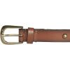 Lucky Brand Women’s Studded Leather Belt | Stylish | Classic | Modern | Jeans | Pants | Skirt | Dress(Domed Studded – Tan)