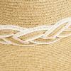 Lucky Brand Womens Summer Straw Wide Brim Boater Panama Adjustable Hat (One Size Fits Most)(Straw Boater – Natural)