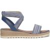 Lucky Brand Women’s Thimba Wedge Sandal(Dark Chambray)