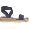 Lucky Brand Women’s Thimba Wedge Sandal(Navy Blazer)