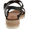 Lucky Brand Women’s Trianna Wedge Sandal(Black)