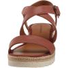 Lucky Brand Women’s Trianna Wedge Sandal(Rose Red)