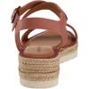 Lucky Brand Women’s Trianna Wedge Sandal(Rose Red)