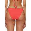 Lucky Brand Women’s Valencia Tie Side Bikini Bottom, Cheeky Coverage, Swimwear Separates(Coral)