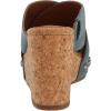 Lucky Brand Women’s Valmai Wedge Sandal(Natural Blue)