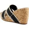 Lucky Brand Women’s Vickta Wedge Sandal(Black)