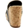 Lucky Brand Women’s Vickta Wedge Sandal(Black)