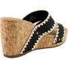 Lucky Brand Women’s Vickta Wedge Sandal(Black)