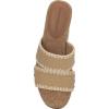 Lucky Brand Women’s Vickta Wedge Sandal(Dark Natural Woven)