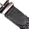 Lucky Brand Women’s Western-Inspired Leather Belt | Classic | American Heritage | Casual | Vintage | Cowboy(Braided – Black)