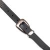 Lucky Brand Women’s Western-Inspired Leather Belt | Classic | American Heritage | Casual | Vintage | Cowboy(Studded Leather – Black)