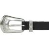 Lucky Brand Women’s Western-Inspired Leather Belt | Classic | American Heritage | Casual | Vintage | Cowboy(Western Buckle – Black)
