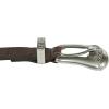 Lucky Brand Women’s Western-Inspired Leather Belt | Classic | American Heritage | Casual | Vintage | Cowboy(Western Buckle – Brown)