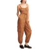 Lucky Brand Womens Women’s Military Jumpsuit(Coffee Liqueur)