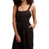 Lucky Brand Womens Women’s Military Jumpsuit(Raven)
