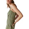 Lucky Brand Womens Women’s Tie Front Utility Jumpsuit(Four Leaf Clover)
