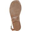 Lucky Brand Women’s Zelek Flat Sandal(Gold Platino)