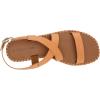 Lucky Brand Women’s Zelek Flat Sandal(Tangerine)