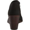 Lucky Brand Women’s Zemlin Wedge Bootie Ankle Boot(Black)