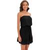 Lucky Brand Womens by The Pool Dress, Casual, Pull On, Beach Cover Ups for Women(Black)