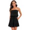 Lucky Brand Womens by The Pool Dress, Casual, Pull On, Beach Cover Ups for Women(Black)