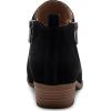 Lucky Brand womens BaselAnkle Bootie(Black/Natural Oiled Suede)