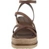 Lucky Brand womens Carolie Espadrille Wedge Sandal(Coffee Quartz)