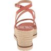 Lucky Brand womens Carolie Espadrille Wedge Sandal(Eco Red)
