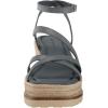Lucky Brand womens Carolie Espadrille Wedge Sandal(Natural Blue)