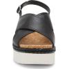 Lucky Brand womens Pebina(Black Leather)