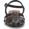 Lucky Brand womens Zilma(Black Leather)