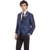 Lucky Paisley Dinner Jacket, Skinny Fit, Two Button Closure, Notched Lapel