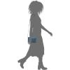 Lucky Ruth Leather Crossbody Bag(Coronet Blue)