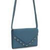 Lucky Ruth Leather Crossbody Bag(Coronet Blue)
