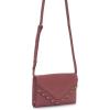 Lucky Ruth Leather Crossbody Bag(Deep Orchid)