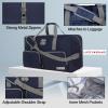 Lucky Travel Duffel Bags 65L, Gym Bag, Travel Bag & Large Duffle Bag for Men, Foldable Overnight Weekender Bags for Women & Men with Adjustable Shoulder Strap, Camo(Navy)
