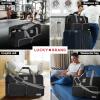 Lucky Travel Duffel Bags 65L, Gym Bag, Travel Bag & Large Duffle Bag for Men, Foldable Overnight Weekender Bags for Women & Men with Adjustable Shoulder Strap, Camo(Black)