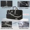 Lucky Travel Duffel Bags 65L, Gym Bag, Travel Bag & Large Duffle Bag for Men, Foldable Overnight Weekender Bags for Women & Men with Adjustable Shoulder Strap, Camo(Black)