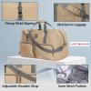Lucky Travel Duffel Bags 65L, Gym Bag, Travel Bag & Large Duffle Bag for Men, Foldable Overnight Weekender Bags for Women & Men with Adjustable Shoulder Strap, Camo(Tan)