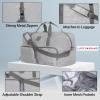 Lucky Travel Duffel Bags 65L, Gym Bag, Travel Bag & Large Duffle Bag for Men, Foldable Overnight Weekender Bags for Women & Men with Adjustable Shoulder Strap, Camo(Light Gray)
