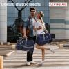 Lucky Travel Duffel Bags 65L, Gym Bag, Travel Bag & Large Duffle Bag for Men, Foldable Overnight Weekender Bags for Women & Men with Adjustable Shoulder Strap, Camo(Navy)