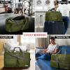 Lucky Travel Duffel Bags 65L, Gym Bag, Travel Bag & Large Duffle Bag for Men, Foldable Overnight Weekender Bags for Women & Men with Adjustable Shoulder Strap, Camo(Loden Green)