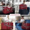 Lucky Travel Duffel Bags 65L, Gym Bag, Travel Bag & Large Duffle Bag for Men, Foldable Overnight Weekender Bags for Women & Men with Adjustable Shoulder Strap, Camo(Winery)