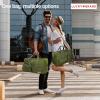 Lucky Travel Duffel Bags 65L, Gym Bag, Travel Bag & Large Duffle Bag for Men, Foldable Overnight Weekender Bags for Women & Men with Adjustable Shoulder Strap, Camo(Loden Green)